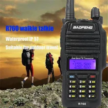 2 шт. Baofeng A58 Водонепроницаемый пыленепроницаемый 5-10 Км Long Range Walkie рации 2 Способ Радио CB Радио Хэм Кв Трансивер