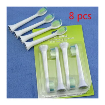 

HX6730 HX9710 H3101 Generic Replacement Electric Toothbrushe Heads For Philips Compatible HX3xx HX6xx HX9xx Series 8 PCS 2 Pack