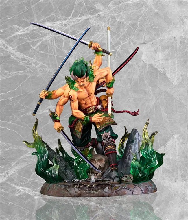 

Anime One Piece GK Roronoa Zoro Asura Ver. PVC Action Figure Collection Model Toys