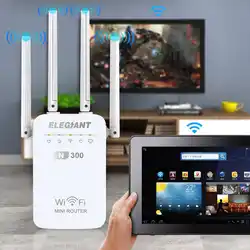 Двухдиапазонный 300 Мбит/с беспроводной WiFi расширитель диапазона WiFi ретранслятор/маршрутизатор внешний усилитель сети беспроводной