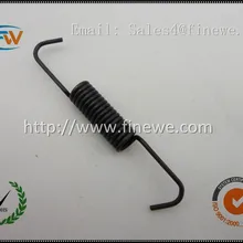 Изготовление под заказ Пружина растяжения с одной главной балкой с крючком черный Пружина растяжения Натяжная пружина