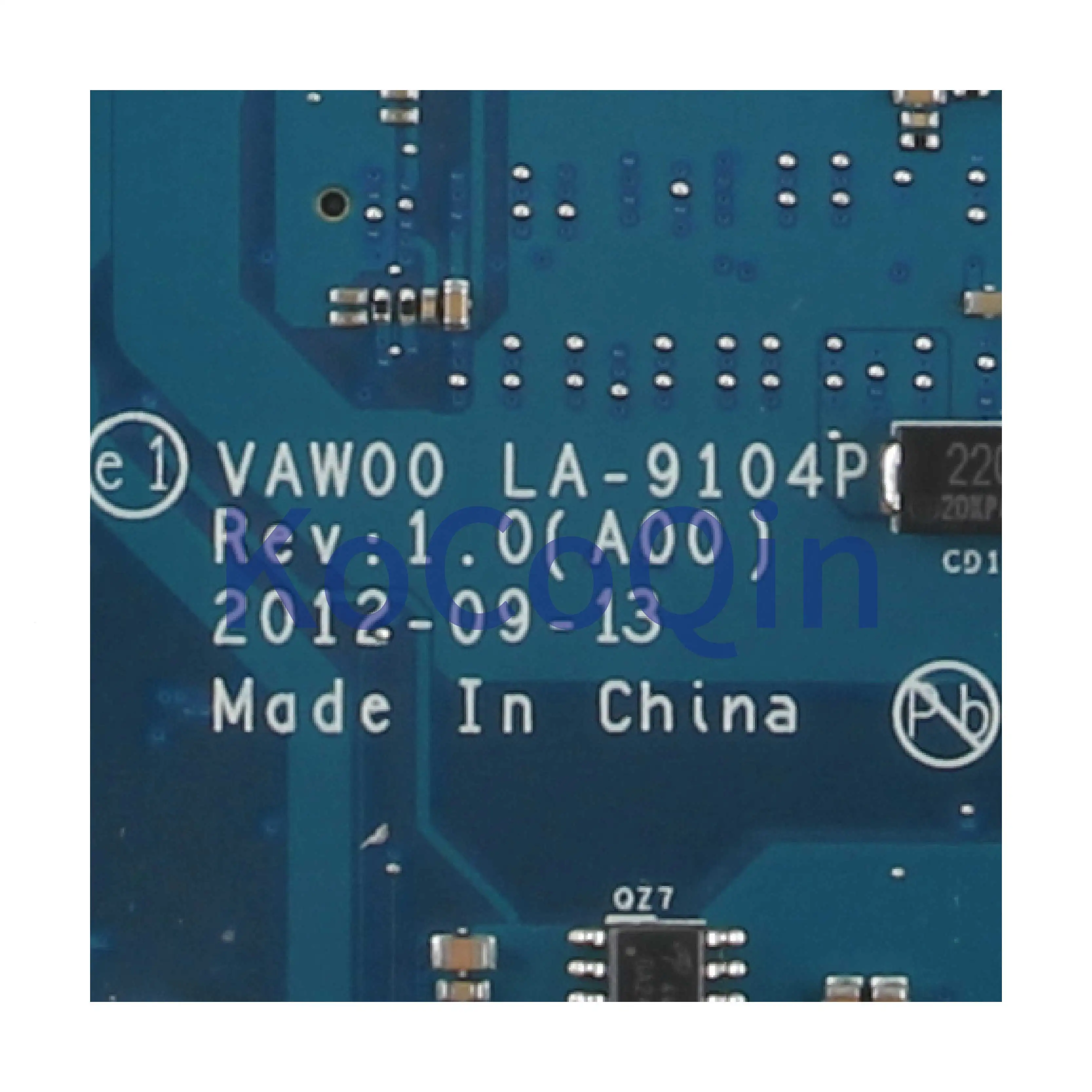  KoCoQin Laptop motherboard For DELL Inspiron 15R 3521 5521 Core I5 Mainboard CN-0TPX0T 0TPX0T VAW00