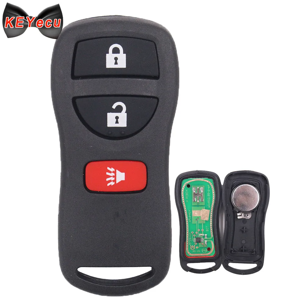 

Keyecu Replacement Remote Control Key Fob 3 Button 315MHZ for Nissan Pathfinder Murano Quest Xterra Infiniti 2002-2009