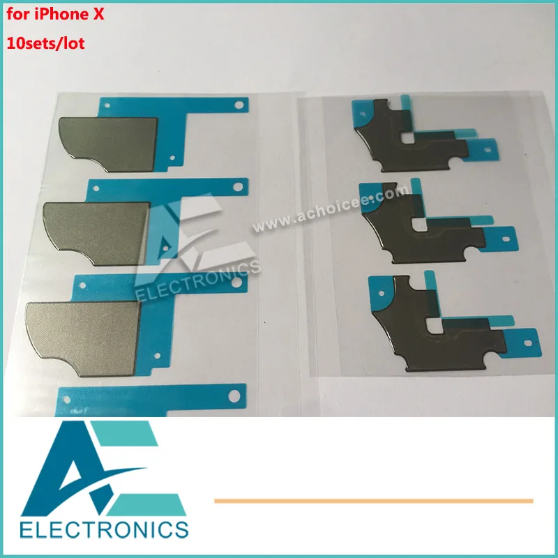 

for iPhone x back cover frame housing heat reject stickers 10sets/lot only