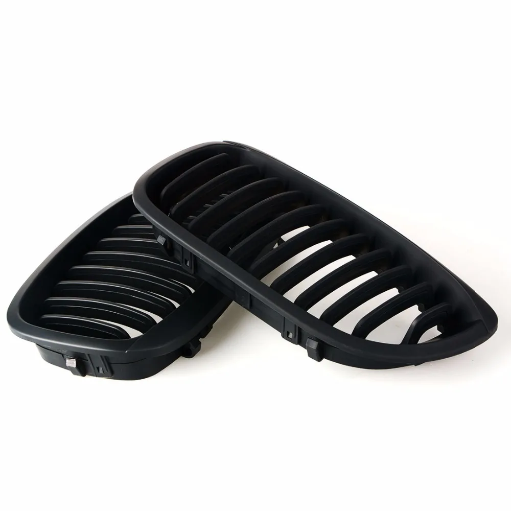 Профессиональная Матовая черная передная решетка для BMW E46 02-05 4 двери 4D 3 серии передний бампер автомобиля решетка для модификации
