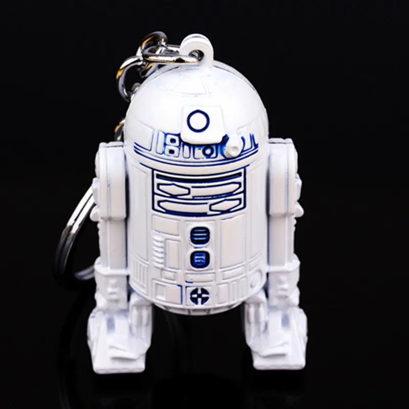 MQCHUN Звездные войны 3D фигурка робота R2D2 кулон брелок-талисман унисекс ключи брелки для автомобиля chaviro ювелирные изделия аксессуары-50