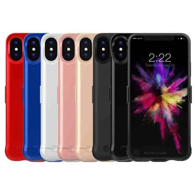 Goede Goldfox 5200 mAh Batterij Case Externe Telefoon Batterij Lader Power Bank Case Voor iPhone X Draagbare Batterij Opladen Case Cover