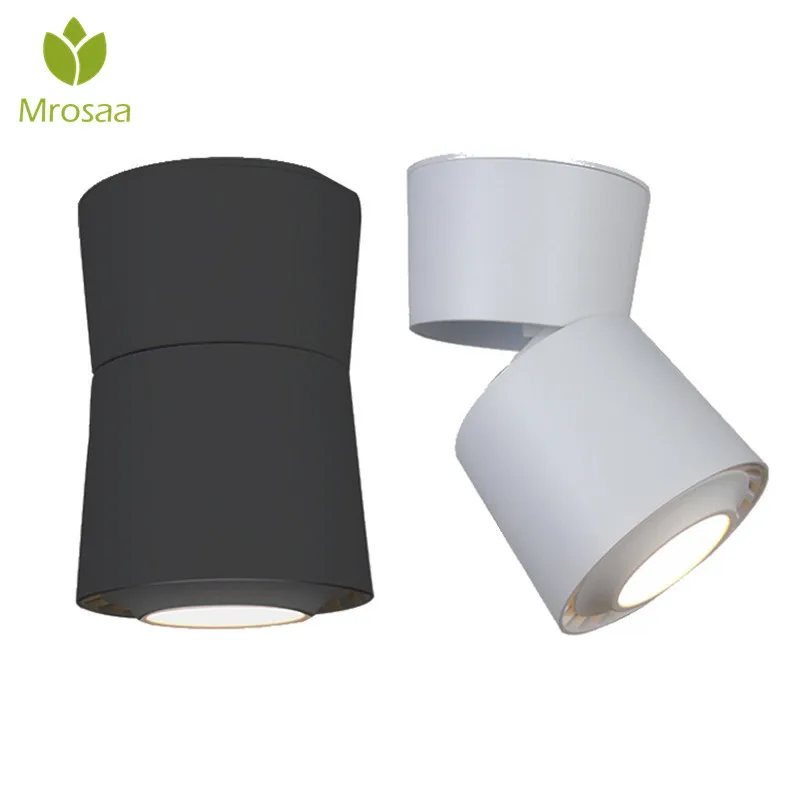 

Modern 3W 220V 360 Rotation LED Ceiling Light Aluminum Spot Ceiling Mounting Lamp Coffee Shop Bar Bedroom 3000K-6000K Led Lights