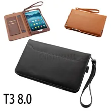 Portable Hand stand Magnetic Smart cover case For Huawei MediaPad T3 8.0 KOB-L09 KOB-W09 Tablet PU leather cover skin t3 8 inch