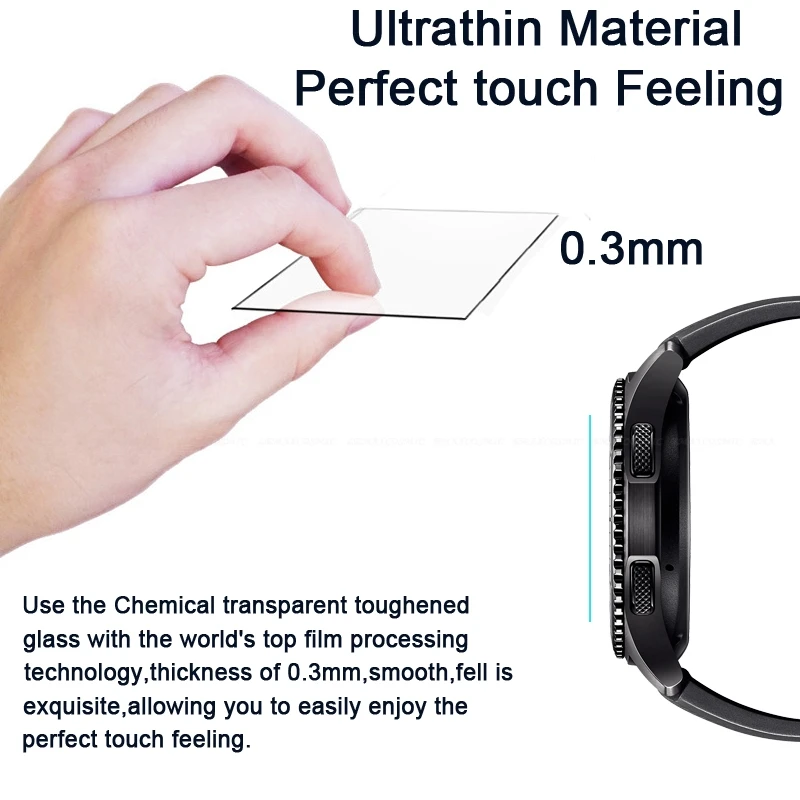 Tough-Screen-Protector-Tempered-Glass-For-Samsung-Galaxy-Watch-46mm-42mm-Gear-S3-S2-Classic-Frontier (4)