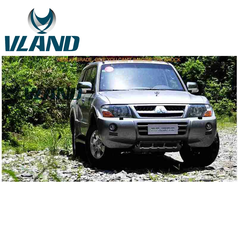 VLAND Factory для Pajero Sport Montero Sport 2011 2012 2013 светодиодный фонарь с линзой H7+ plug and play+ поворотник+ DRL