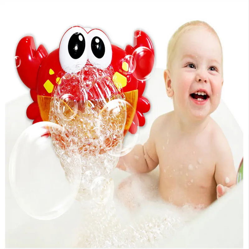 Детские Игрушки для ванны, Электрический автоматический краб, Пузырьковая машина, игрушка для купания, ванна, водные игры, игрушки для детей