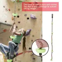 Funny kids climbing rope Swing Disc Climbing Rope Children Kids Garden Playground Backyard Outdoor Swing Games Equipment Toys