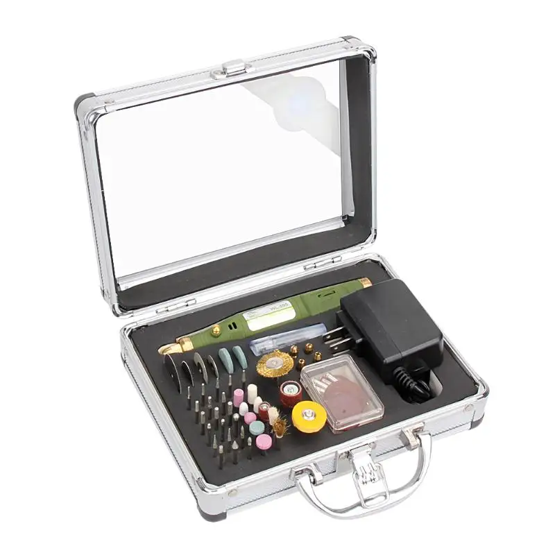 

Dremel Style Electric Grinder Rotary Tool Set Grinder DIY Polish Tool Kit Variable Speed Mini Jewelry Piercing Engraver