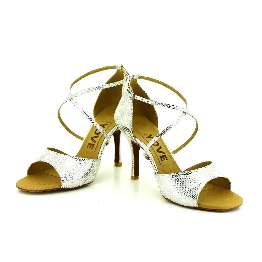 YOVE Dance font b Shoe b font Women s Latin font b Salsa b font Dance