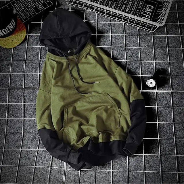 High quality Autumn Men Hoodies Long Sleeve Cotton Men Sweatshirt Male