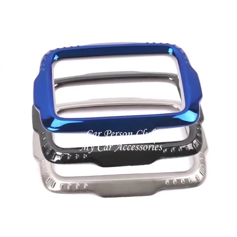 

For Jeep Renegade 2015-2018 Console Navigation Panel Dashboard Frame Cover Trim Stainless Steel Interior Car-Styling Accessories