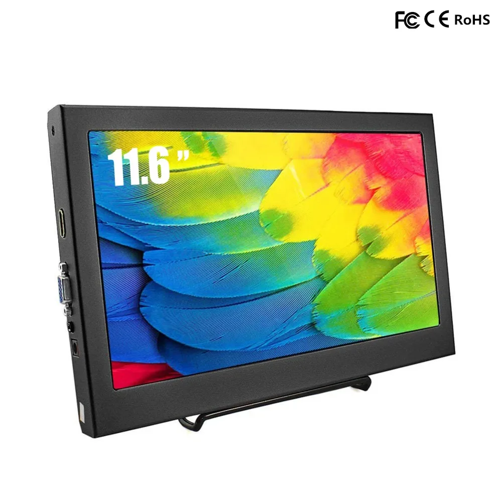 11.6 inch IPS HD LCD 1080P Monitor Mini Computer&TV Display with ...