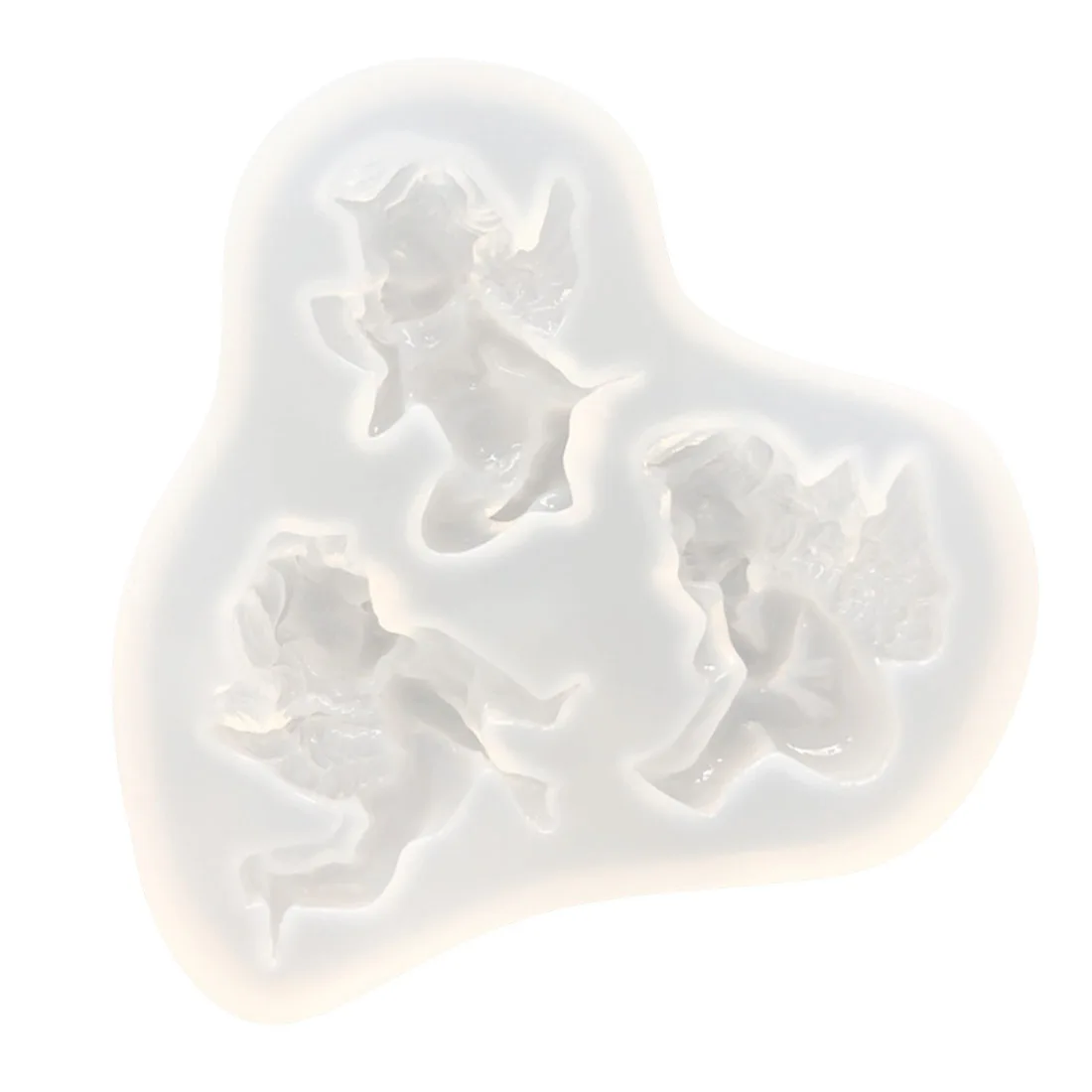 

1pcs 3 little angel combinations Transparent Silicone Mould Resin Decorative Craft DIY Type epoxy resin molds for jewelry making