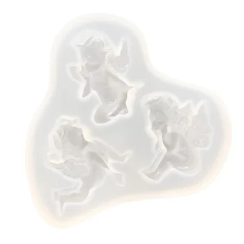 

1pcs 3 little angel combinations Transparent Silicone Mould Resin Decorative Craft DIY Type epoxy resin molds for jewelry making