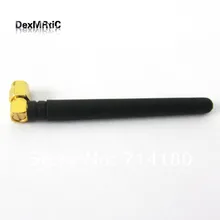 1 шт. 433 МГц Антенна 2dbi omni-directinal SMA Мужской прямоугольный разъем радио антенна 106 мм Хорошее качество цена