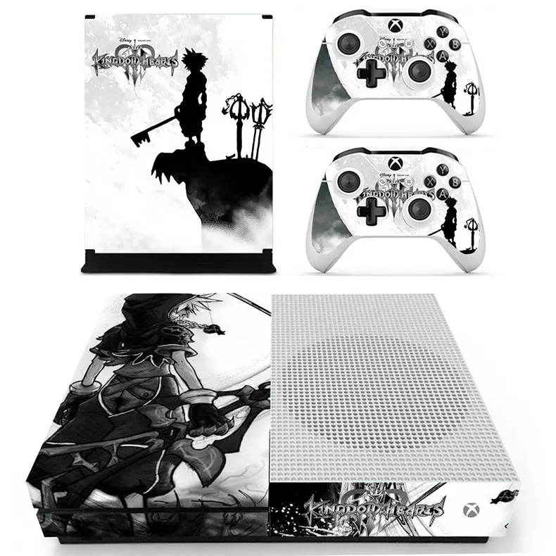 Наклейка с изображением Kingdom Hearts III для Xbox One S sticker s vinilo pegatina для Xbox one Slim Console и два контроллера