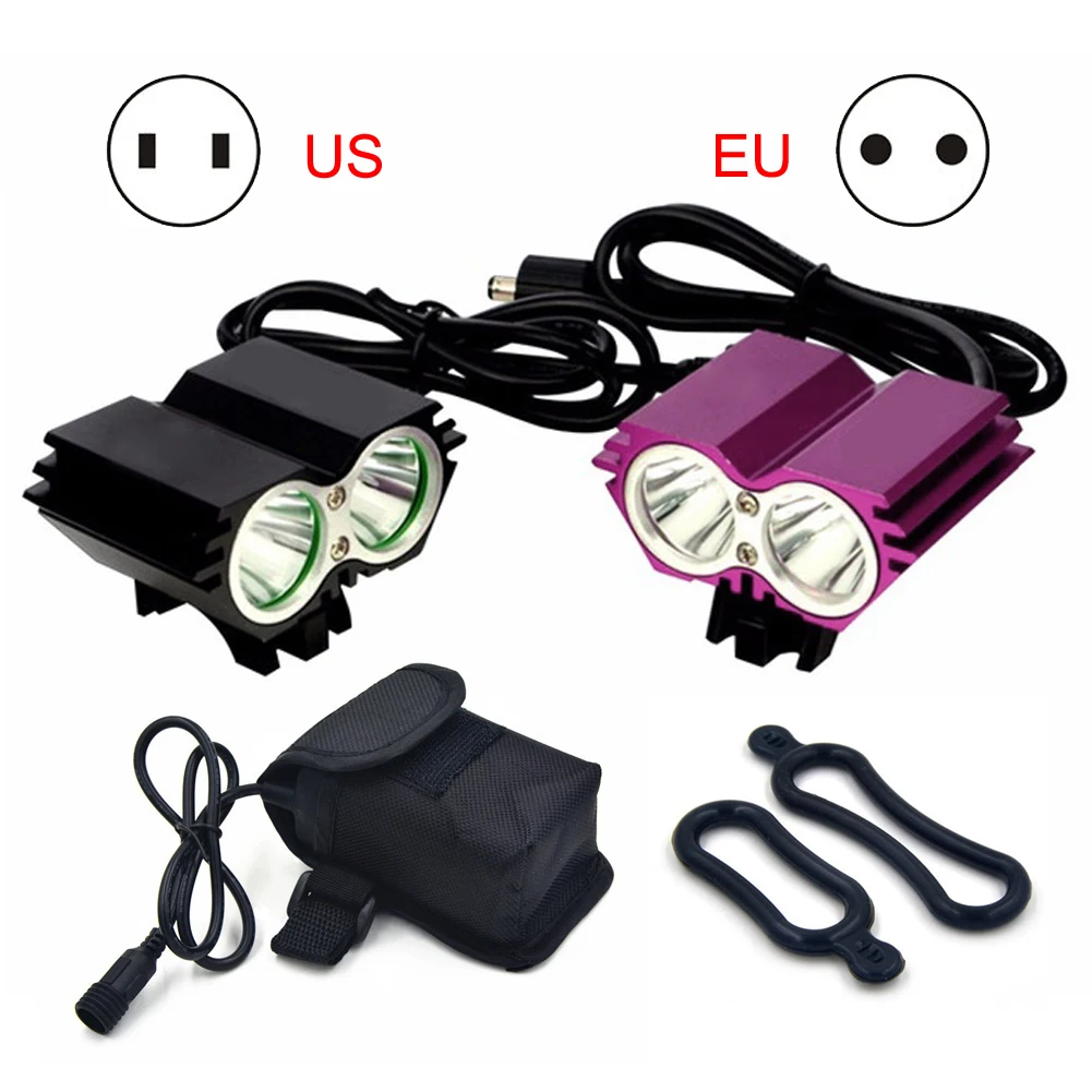 

TSLEEN X2,X3 Bicycle Light 6000 Lumens 3 Mode XM-L T6 LED Cycling Front Light Bike light Lamp Torch+ Battery Pack+Charger