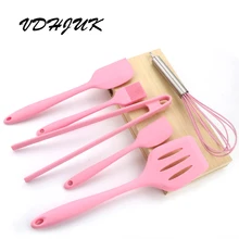 6 шт./компл. кухонные наборы жаропрочной посуды Инструменты для выпекания яиц-beater еда клип масло щетка утечки Лопата