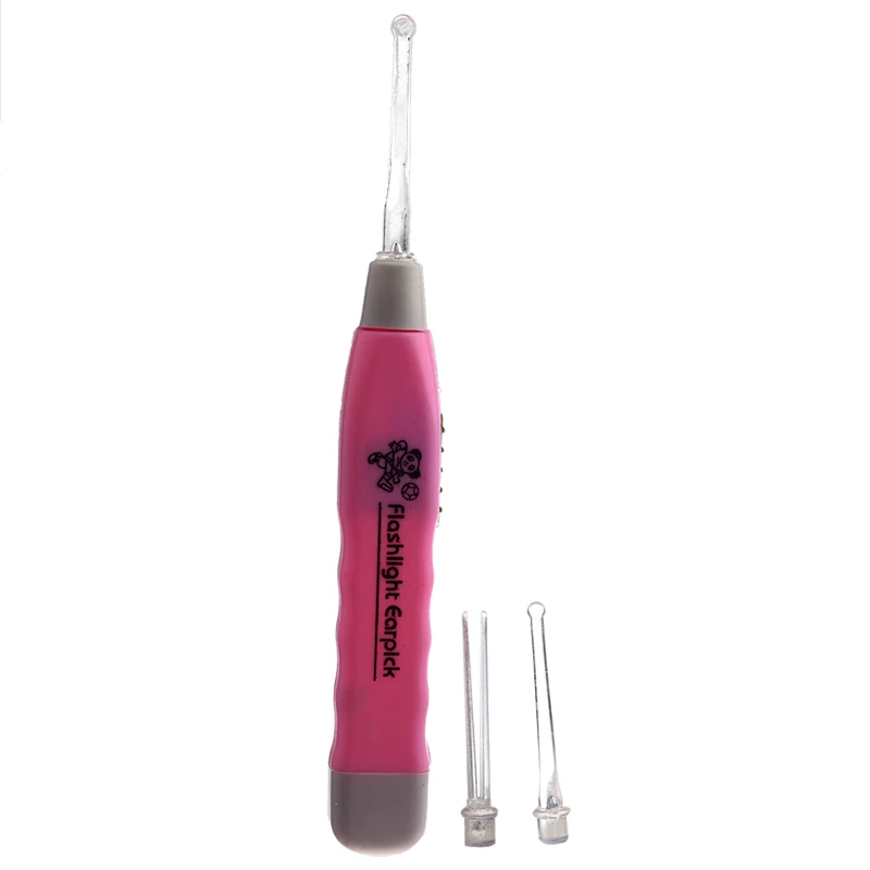 

Ear cleaning Tool Q-tip with flashlight and three accessories