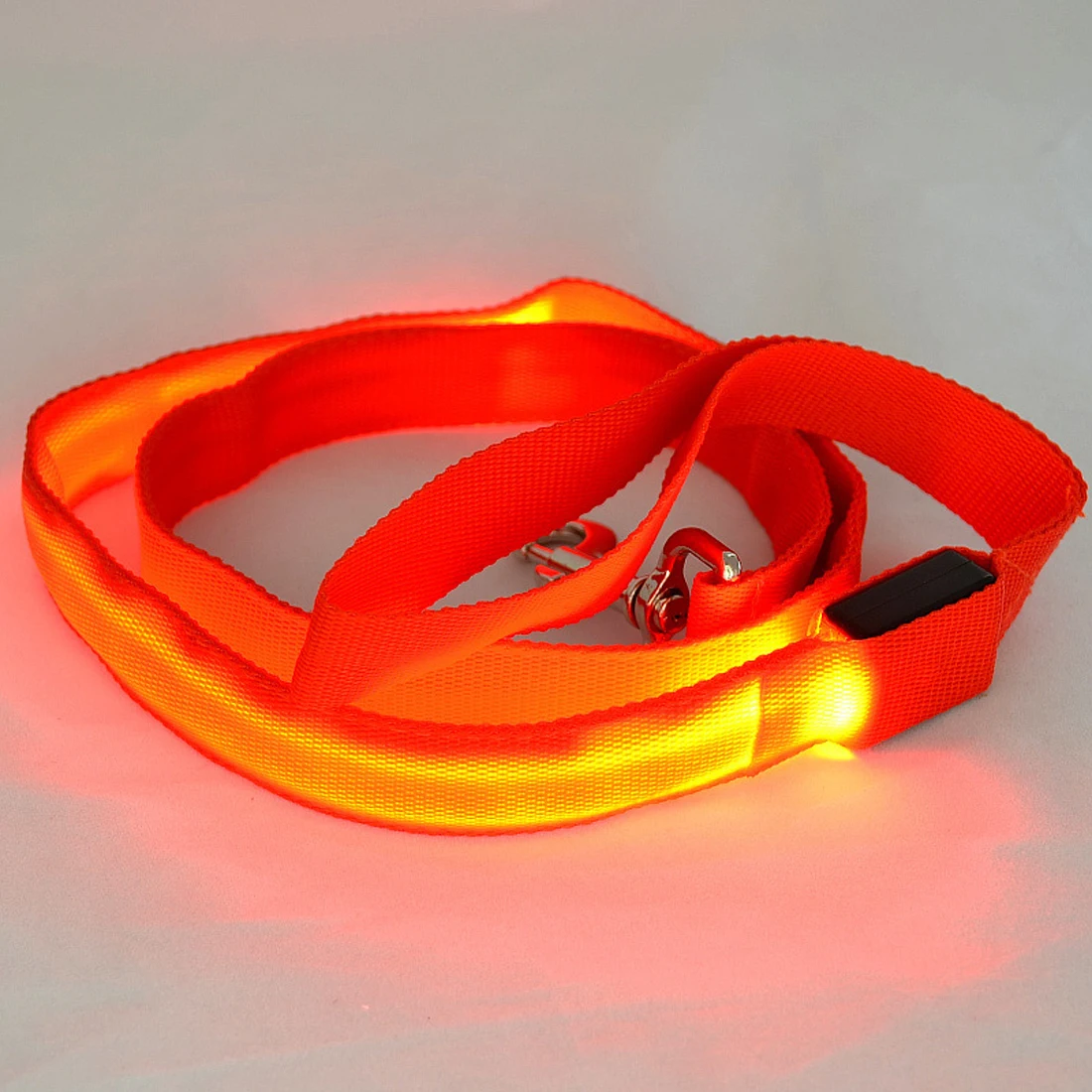 1.2m LED Light Up Dog Leash Night Safety LED Flashing Glow In Dark Dog