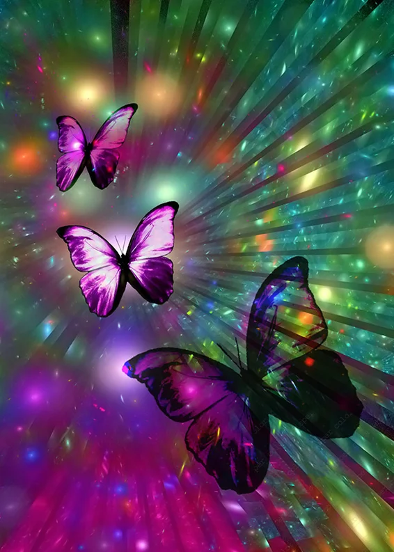 

5D DIY Diamond Painting animal butterfly Diamond Embroidery Display Full circular Picture Of Rhinestone Home Decor