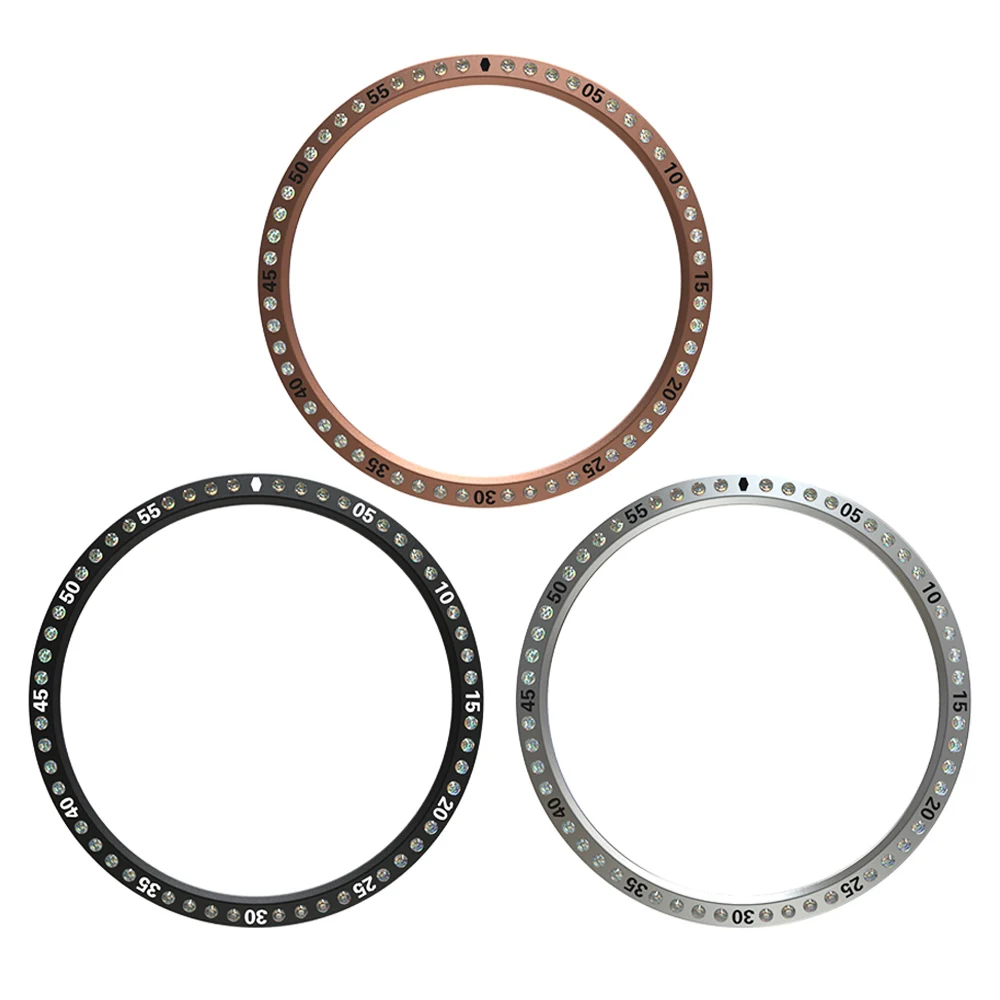 

New Fashion Diamond Bezel Ring Adhesive Cover for Samsung Galaxy Watch 46/42mm/Gear S3 Anti Scratch Stainless Steel Accessories