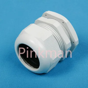 

10pcs Metric System White M36 Nylon Cable Glands