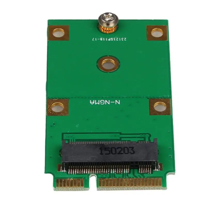 

Mini PCI-E 2 Lane M.2 NGFF 30mm 42mm SSD To 52pin mSATA Adapter Card