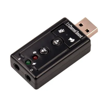 

Free shipping Free USB sound card USB sound card external independent analog USB 7.1 channel sound card