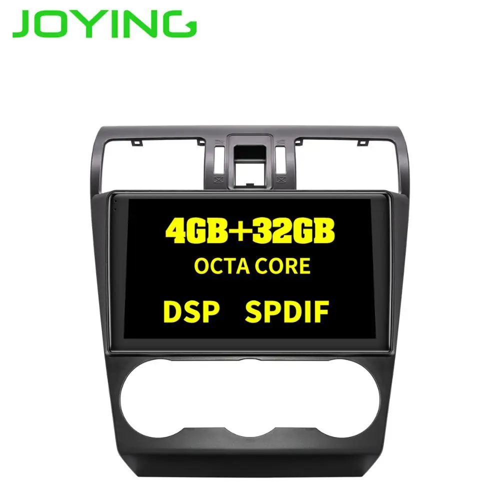 Joying 1Din 9&quot 2.5D IPS Screen Car Radio GPS Multimedia Player Android For Subaru Forester 2013-2015 4G+32G Navigation Fast Boot |