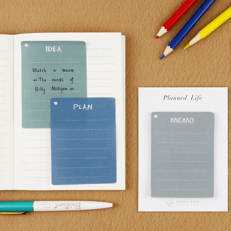 Buy 30 Sheets/pad Notes Self Stick Notes Schedule Self
