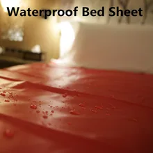 210*170cm Red PVC Waterproof Bed Sheet Couple Sex Toys Flirting Bondage Sex Furniture Bedding Sex Product
