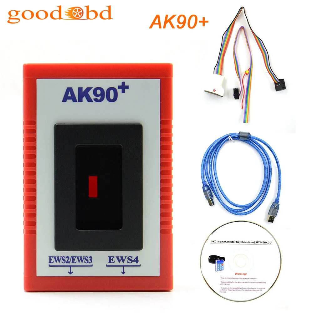 Оригинальный Последний V3.19 AK90 ключ программист + для всех BMW EWS от 1995 2005 OBD2