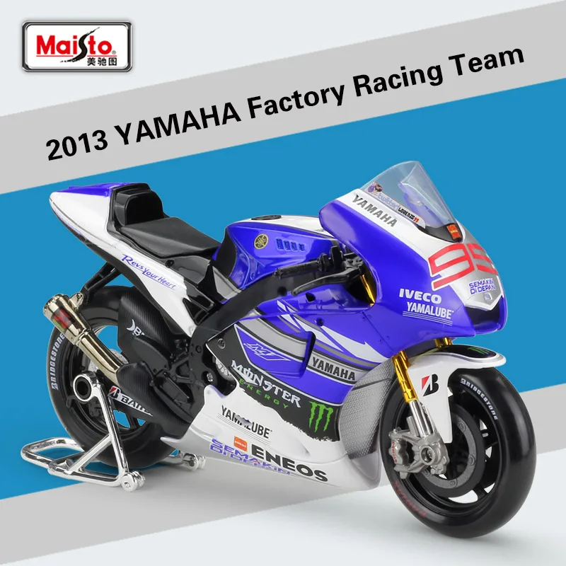 

Maisto 1:10 2013YAMAHA Factory Racing Team Diecast Metal Model Sport Race Motorcycle Model Motorbike For Collectible