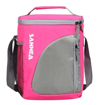 Rose red SANNE 9L Портативный теплоизолированные сумки-холодильники изолированный охладитель водонепроницаемая сумка для льда для хранения сумка-холодильник для пикников льда посылка - Цвет: Rose red