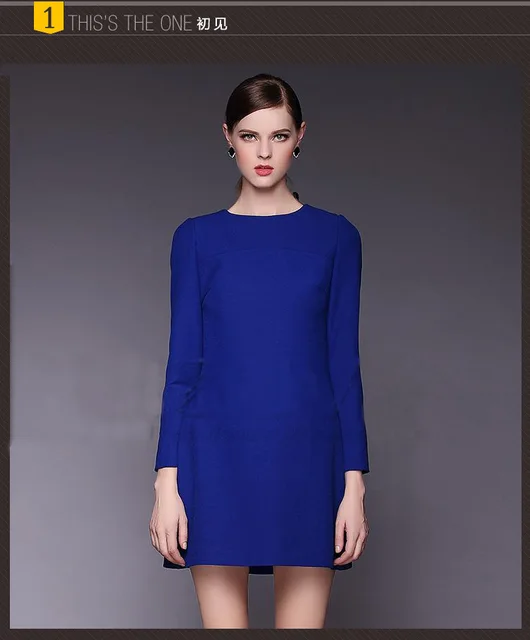 Thin Blue Dress