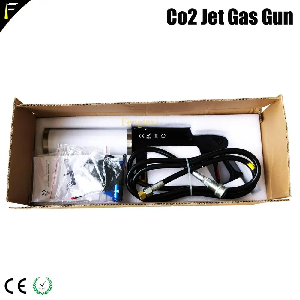 Крусветодиодный Дискотека Dj LED Co2 Jet Cryo Blaster Cannon Shoot RGB смешивание цветов дыма туман