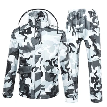 

Camouflage Pvc Raincoat Women Men Motorcycle poncho raincoat feminino waterproof coat Lluvia Chuva Rain Coats Rainwear 50KO171