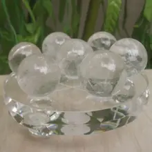 Ddh001252 AAA++ 7 ПРИРОДНЫЙ ЯСНО кварцевый СФЕРА МЯЧ РЕЙКИ Исцеление