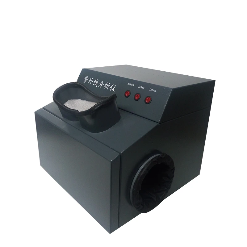 Высокое качество темная коробка ультрафиолетового анализатора 254nm/365nm три использования УФ-светильник флуоресцентный датчик лабораторное оборудование УФ-светильник метр