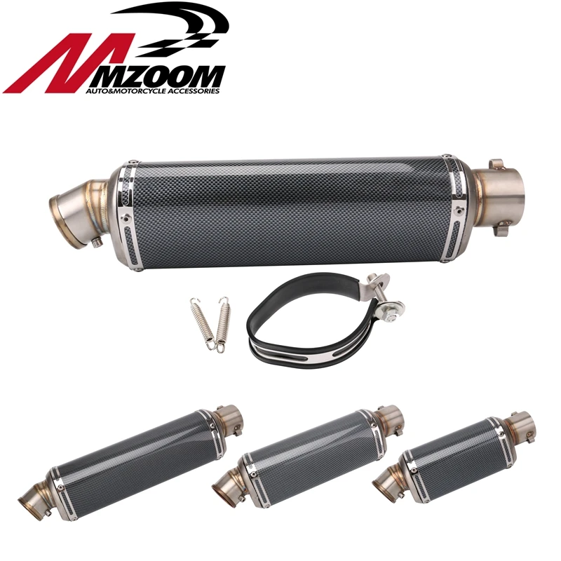 51mm Modified Motorcycle Exhaust Pipe Muffler CBR CB400 CB600 Z750 Z800 TMAX530 MT07 GY6 | Автомобили и мотоциклы