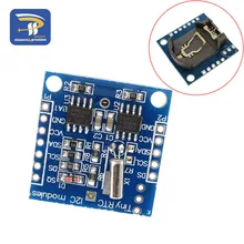 1 шт. крошечные RTC igc модули 24C32 памяти DS1307 часы RTC модуль без батареи