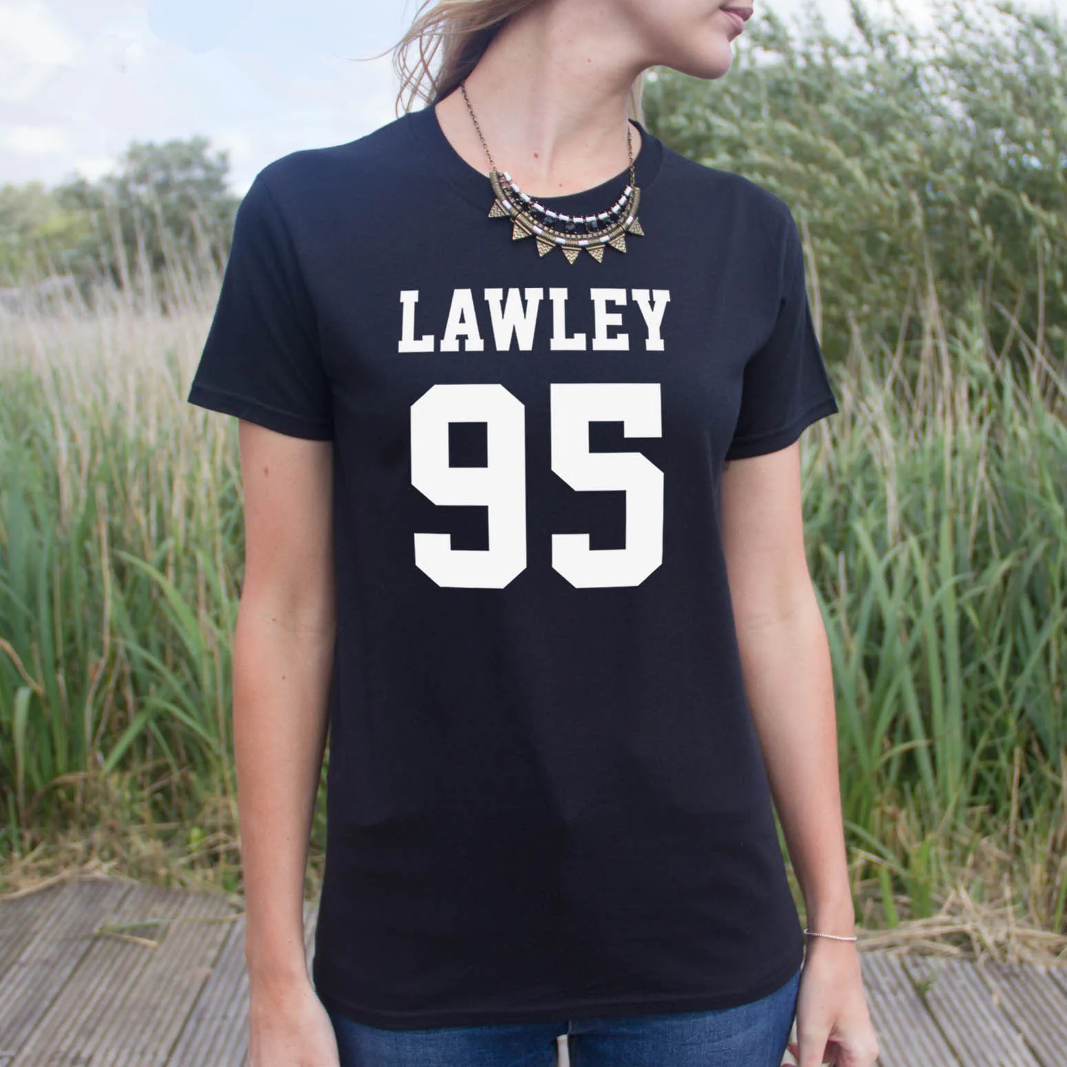 Женские топы LAWLEY 95 Футболка Топ Kian Fangirl Varsity подарки дропшиппинг | Женская одежда
