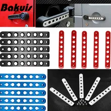 Черные дверные ручки вставки передняя задняя алюминиевая ручка Накладка 2007- для Jeep Wrangler JK& Unlimited аксессуары